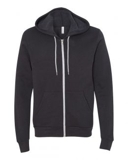 BELLA + CANVAS-Unisex Sponge Fleece Full-Zip Hoodie-3739